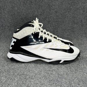 Nike Vapor Pro 3/4 Destroyer Turf Football Cleats Men's‎ 12 Black White Indoor